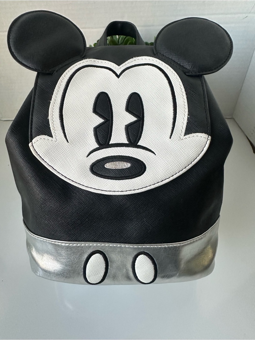 Disney pals mini backpack bag Mickey Mouse 10x7x4,5 black sive travel‎ used